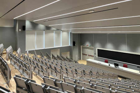 Soft Top wooden ceilings & claddings at the Aula Magna