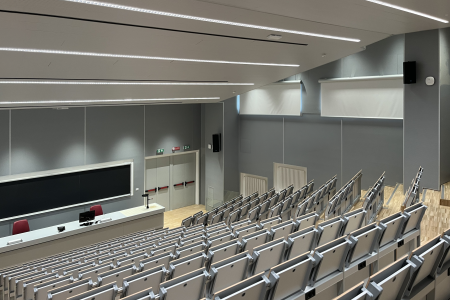 Soft Top wooden ceilings & claddings at the Aula Magna