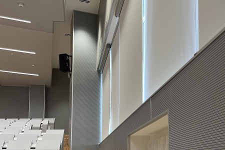 Soft Top wooden ceilings & claddings at the Aula Magna